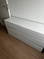 2 Ikea kasten wit malm gebruikt (geen doorgezakte lades), Huis en Inrichting, Kasten | Ladekasten, Ophalen, Gebruikt, 50 tot 100 cm