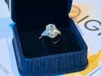 Gouden ring met diamant 3.74ct! nieuw met IGI certificaat!, Nieuw, Ophalen of Verzenden, 17 tot 18, Met edelsteen