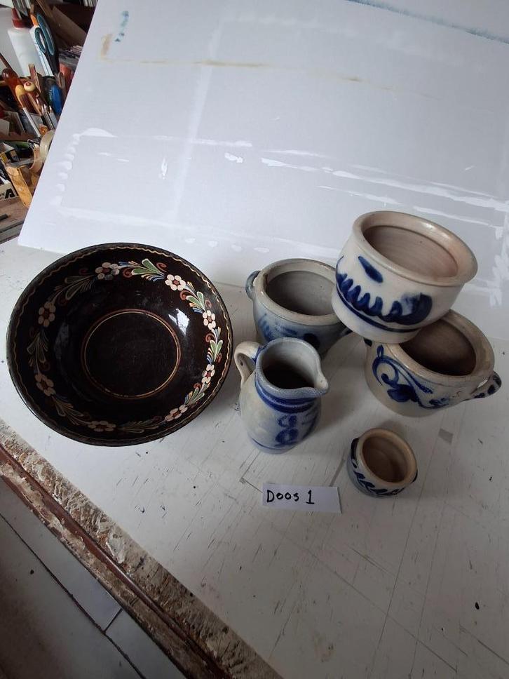 aardewerk/tin/blikjes, Antiek en Kunst, Curiosa en Brocante, Ophalen