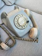 Origineel Jaren 70, grijs PTT telefoon type T 65 met draaisc, Telecommunicatie, Telefooncentrales, Ophalen of Verzenden, Gebruikt