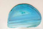 Agaatschijf turquoise, Ophalen of Verzenden, Mineraal