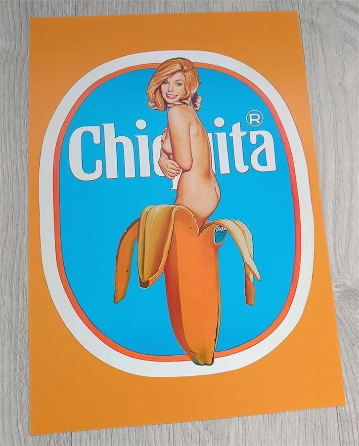 Mel Ramos PIN UP erotisch Affiche Poster, Antiek en Kunst, Kunst | Overige Kunst, Verzenden