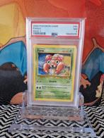 Pokemon Paras base set 2 PSA 7 kaart, Ophalen of Verzenden, Zo goed als nieuw, Losse kaart