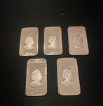 5 zilverbaren | Rectangle Dragon | 999, Postzegels en Munten, Edelmetalen en Baren, Ophalen of Verzenden, Zilver