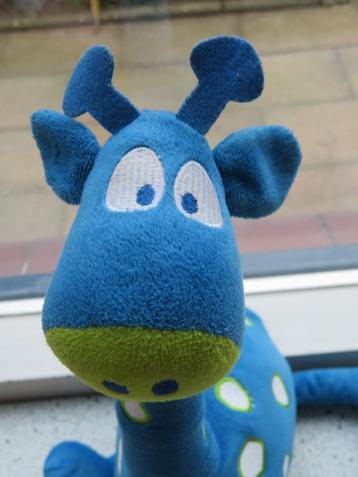 Giraffe of giraf van Prenatal blauw meet bijna 40 cm hoog beschikbaar voor biedingen