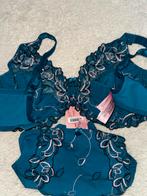 Hunkemöller Blauw Lingerie Setje met Kant, Ophalen of Verzenden, Blauw, Setje