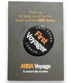Gezocht button ABBA First Voyager, Ophalen of Verzenden, Nieuw, Overige onderwerpen, Button