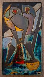 Jaren 60 wandplaquette Helmut Friedrich Schäffenacker, Ophalen of Verzenden