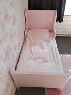 Ikea Busunge roze meegroeibed en kledingkast, Ophalen, 180 cm of meer, 85 tot 100 cm, Matras