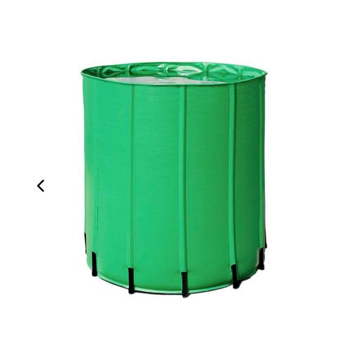 Opvouwbare watertank 500l 80x100 incl kraan, Tuin en Terras, Regentonnen, Zo goed als nieuw, Kunststof, 150 liter of meer, Met kraantje