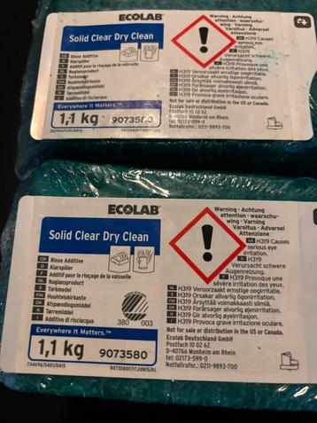 Ecolab solid clear dry clean beschikbaar voor biedingen