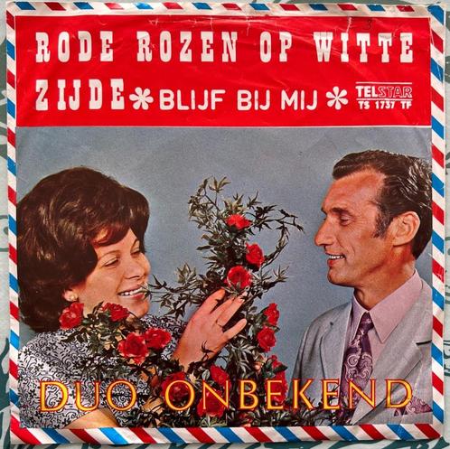 Duo Onbekend Single (Telstar)., Cd's en Dvd's, Vinyl Singles, Gebruikt, Single, Nederlandstalig, 7 inch, Verzenden
