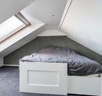 Ikea brimnes uitschuifbaar bed, Huis en Inrichting, Gebruikt, Ophalen of Verzenden, Eenpersoons, Wit