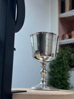 Zware Sterling Zilveren beker met mooie leus, Ophalen of Verzenden, Zilver