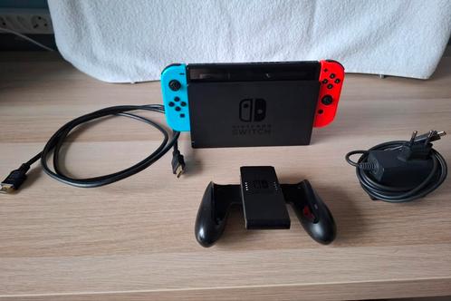 Nintendo switch 1, Spelcomputers en Games, Spelcomputers | Nintendo Switch, Gebruikt, Switch Original, Zonder controller, Ophalen of Verzenden