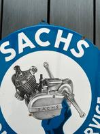 Sachs Bromfiets Service emaille reclamebord, Verzamelen, Merken en Reclamevoorwerpen, Reclamebord, Gebruikt, I, Ophalen of Verzenden