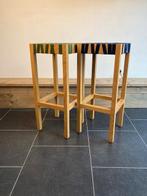 5 Gispen Berlage barkrukken , Richard Hutten, Hout, Met voetsteun, 60 tot 90 cm, Ophalen of Verzenden