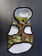 Nieuw hondenjas met klittenband sluiting legerprint met capu, Ophalen, Zo goed als nieuw, Hondenjas