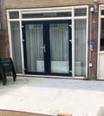 Kunststof pui met openslaande deuren, Doe-het-zelf en Verbouw, Kozijnen en Schuifpuien, Ophalen, Kunststof, Gebruikt, Deurkozijn