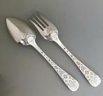 Zilveren salade couvert, 1864, Ophalen of Verzenden, Zilver