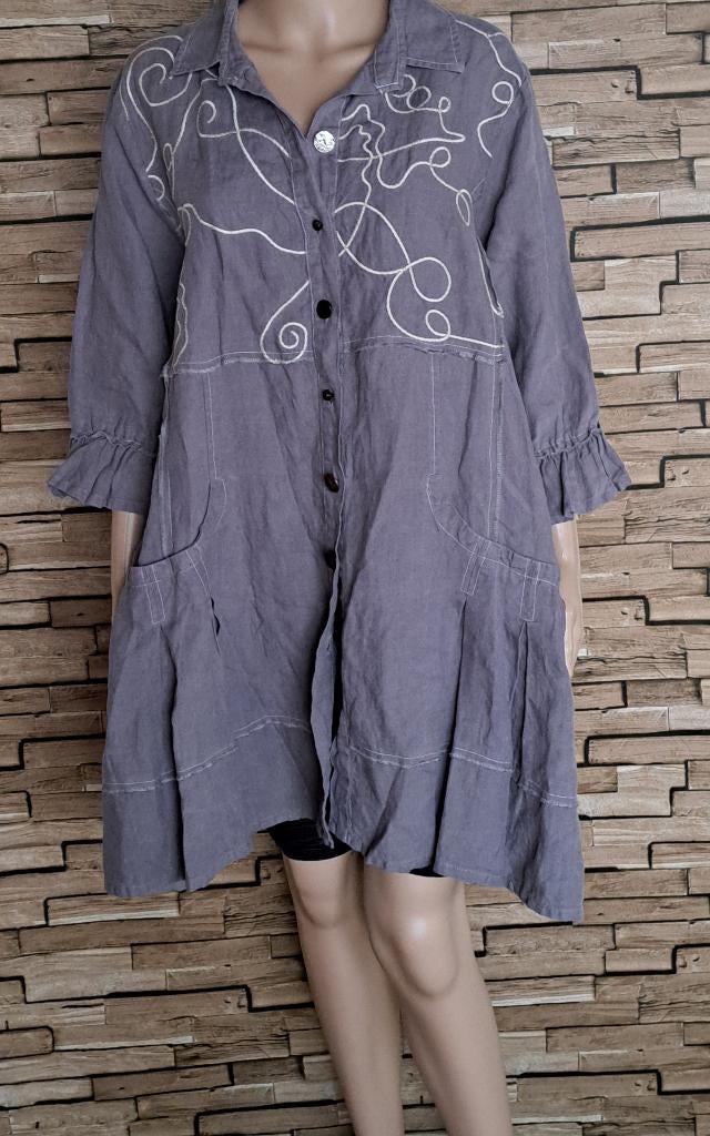 Head over Heals - Prachtig Linnen tuniek, maat 44, Kleding | Dames, Head over Heels, Verzenden, Maat 42/44 (L), Zo goed als nieuw