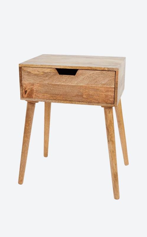 Loods5 Eikenhouten Nachtkastjes (2 stuks), Huis en Inrichting, Slaapkamer | Nachtkastjes, Nieuw, Minder dan 55 cm, 45 tot 65 cm