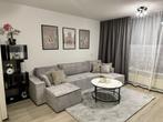 Mooie Hoekbank grijs bank u-bank sofa loungebank slaapbank, Ophalen, Zo goed als nieuw
