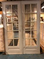 Set schuif / en-suite deuren met glas in lood 211x145cm., Ophalen