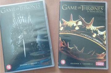 Game of thrones Seizoen 1 + 2 (10 DVD 's) Games beschikbaar voor biedingen