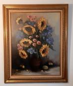 Prachtig groot schilderij met zonnebloemen, Ophalen