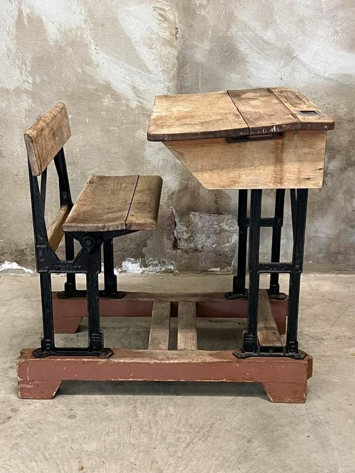 Prachtig antiek schoolsetje, Antiek en Kunst, Curiosa en Brocante, Ophalen