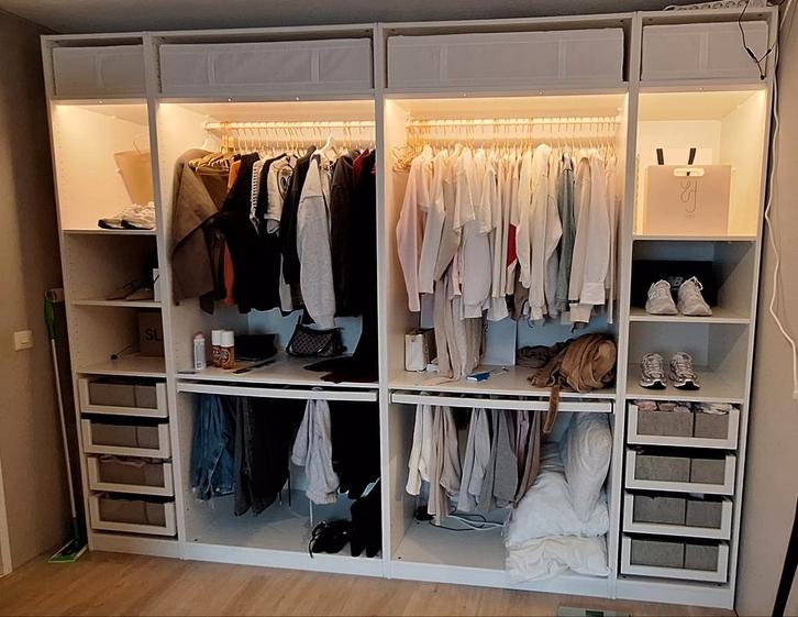 Complete Ikea Pax Kast met Accessoires., Huis en Inrichting, Kasten | Kledingkasten, 200 cm of meer, 50 tot 75 cm, Ophalen of Verzenden