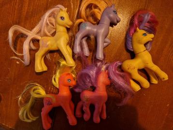 Verschillende G2 My Little pony's 