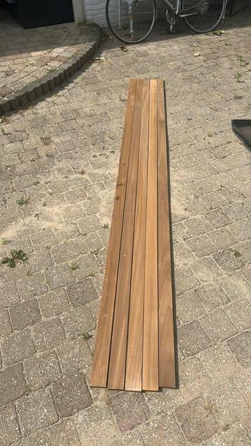 Ayous houten latjes 5 stuks beschikbaar voor biedingen