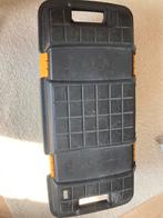 Zwarte hard plastic kist , vervoer, opbergen, Doe-het-zelf en Verbouw, Kratten en Dozen, Ophalen, Gebruikt, Doos, Minder dan 35 cm