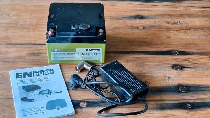 Enduro LI1220 Lithium-Ion batterij 12V 20Ah, Caravans en Kamperen, Caravan accessoires, Ophalen of Verzenden