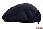 Flatcap Platte pet Hawkins blauw ribfluweel 58,5 en 59 nieuw, Kleding | Heren, Hoeden en Petten, Nieuw, Ophalen of Verzenden, Pet