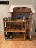 Poppenhuis met accessoires, Ophalen, Zo goed als nieuw, Poppenhuis