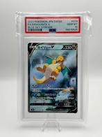 Pokemon Dragonite V (s7R 074) PSA 10 JPN Evolving Skies, Ophalen of Verzenden, Zo goed als nieuw, Losse kaart, Foil