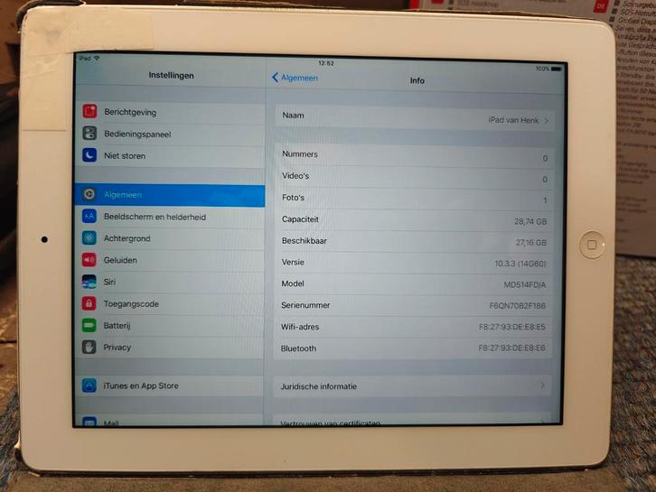 iPad 3, Computers en Software, Apple iPads, Gebruikt, Apple iPad, Wi-Fi, 9 inch, 32 GB, Wit, Ophalen of Verzenden