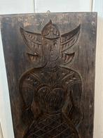 Grote antieke oude houten speculaas plank, Antiek en Kunst, Ophalen of Verzenden