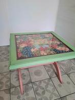 Brocante bijzettafel, Ophalen of Verzenden, Gebruikt, Rond