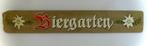 Handgeschilderd houten bord / Biergarten Edelweiss / Tirol, Nieuw, DeKameraadschap, Dj.kammeraat@telfort.nl, Bergenhuizen 6