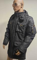 PME Legend "Camou Pilot" zwarte winterjas / Parka (XXL), PME LEGEND, ., Zwart, Overige maten