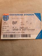 Ticket FC Zwolle-Sparta 04/05, Tickets en Kaartjes