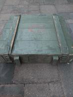 Wapenkist legerkist, Huis en Inrichting, Woonaccessoires | Kisten, Ophalen, Gebruikt, Minder dan 50 cm, Minder dan 50 cm