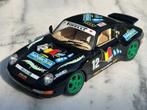 Porsche 911 carrera Pirelli zwart, Burago 1 op 18, Hobby en Vrije tijd, Modelauto's | 1:18, Ophalen, Zo goed als nieuw, Auto, Bburago