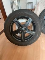 4 lichtmetalen velgen en 1 stalen reservewiel, Ophalen, Gebruikt, 15 inch, 175 mm