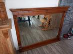 Fraaie oude spiegel, 100 tot 150 cm, Gebruikt, Rechthoekig, 125 cm of meer