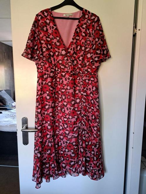 Prachtige jurk Miljuschka mt 44, Kleding | Dames, Jurken, Zo goed als nieuw, Maat 42/44 (L), Onder de knie, Ophalen of Verzenden